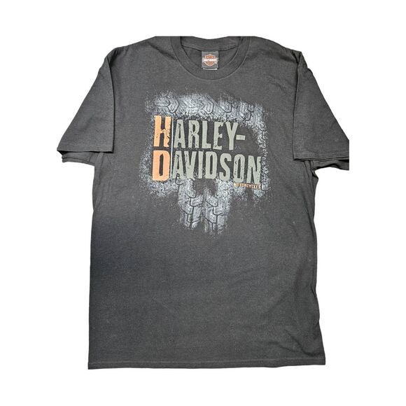 Harley Davidson Men's Tee Shirt SZ L Black - Picture 2 of 9